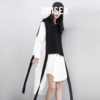 Tie-accent Knit Vest