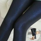 Glitter Fleece-lined Leggings