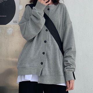 Asymmetric Baseball Jacket