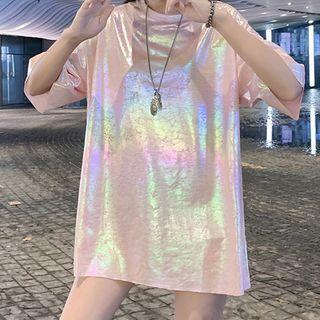 Short-sleeve Iridescent T-shirt