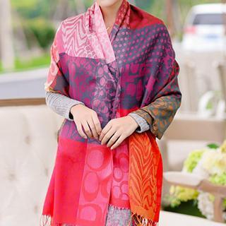 Jacquard Fringed Scarf
