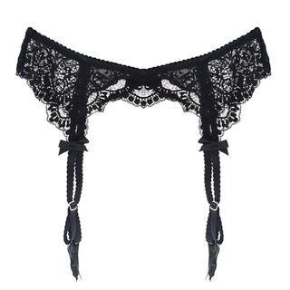 Set: Lace Garter + Stockings