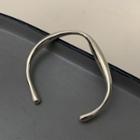 Irregular 925 Sterling Silver Open Bangle