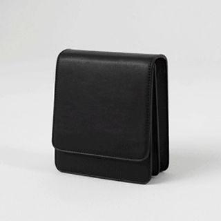 Flap Square Cross Bag Black - One Size