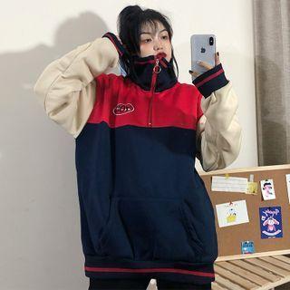 Logo Half-zip Color Panel Pullover