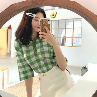 Check Short-sleeve Polo-shirt