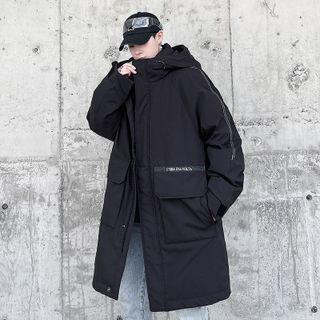Hood Zip-up Long Coat