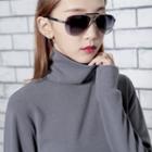 High-neck Stretched T-shirt