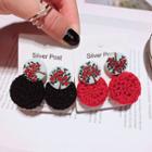 Embroidered Knit Ear Stud