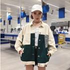 Lettering Oversized Jacket