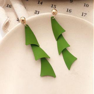 Geometry Drop Earring 1 Pair - Am0934 - As Shown In Figure - One Size