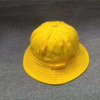 Plain Bucket Hat 5458 - Bow - Yellow - One Size