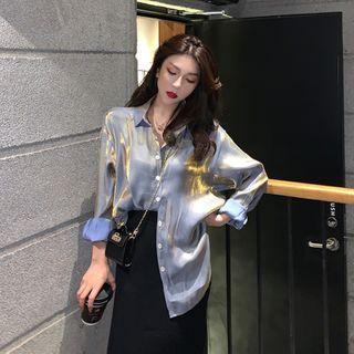 Shimmer Long-sleeve Shirt