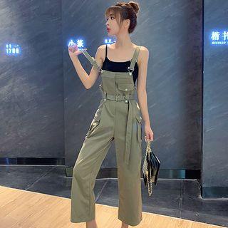 Camisole Top / Crop Jumper Pants / Set