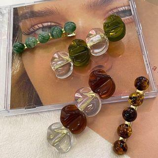 Set Of 2: Acrylic / Faux Crystal Hair Clip