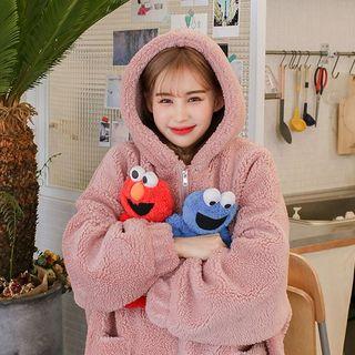 Loose-fit Fleece Hoodie