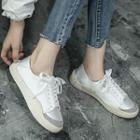 Platform Lace-up Canvas Shoes