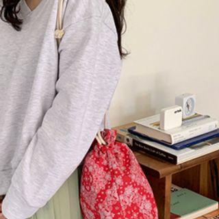 Paisley Cotton Bucket Bag