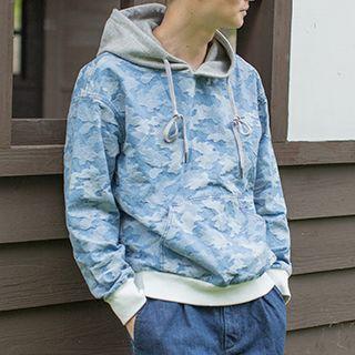 Camo Denim Hoodie