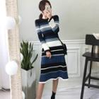 Stripe Sweater Dress Stripes - One Size