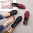 Patent Tassel Accent Penny Loafers