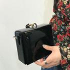 Snap-button Patent Shoulder Bag