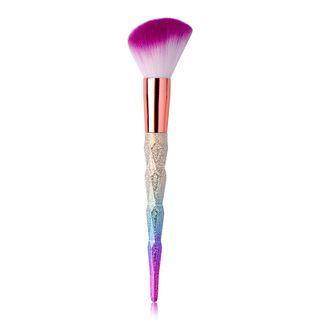 Makeup Brush 1 Pc - Rose Pink & Rose Gold - One Size