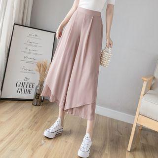 High Waist Wide Leg Cropped Pants