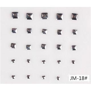 Diy Metallic Nail Art Decoration (jm-18) 1 Set