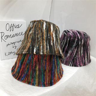 Melange Knit Bucket Hat