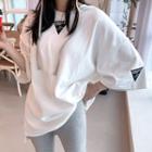 Printed Dip-back Boxy T-shirt