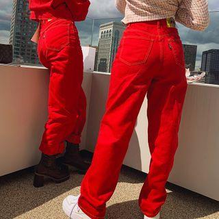 [miss Bumbum] High-waist Vivid Wide-leg Pants