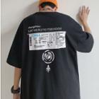 Ticket Print Short-sleeve T-shirt