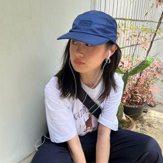 Quick Dry Lettering Embroidered Cap