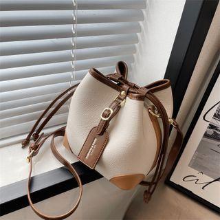 Lettering Tag Bucket Bag