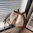 Lettering Tag Bucket Bag