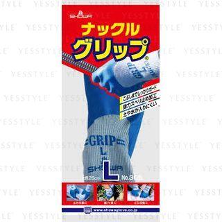 Knuckle Gripped Gloves #305 1 Pair - Blue - L