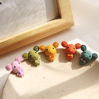 Mouse Stud Earring / Clip-on Earring