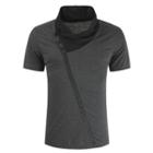 Turtleneck Short-sleeve T-shirt