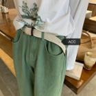 Woven Belt 100cm - Beige - One Size