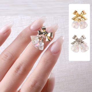 Faux Crystal Alloy Bow Nail Art Decoration