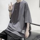 Elbow-sleeve Oversize Tee