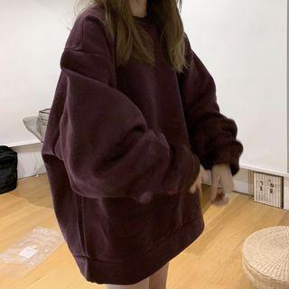 Oversize Pullover Purple - One Size