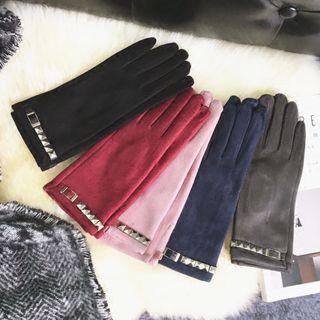 Faux Suede Gloves