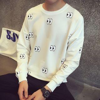 Eyes Print Pullover