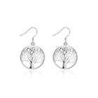 Fashion Classic Tree Earrings Silver - One Size