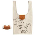 San-x Rilakkuma Eco Shopping Bag (beige) One Size
