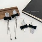 Retro Embossed Alloy Bow Fringed Earring (various Designs)
