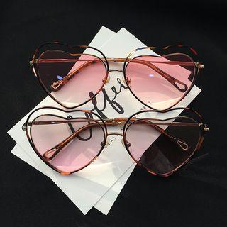 Heart Metal Frame Sunglasses