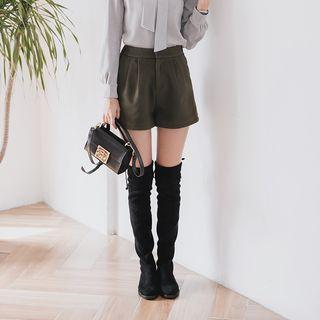 Knit Wide Leg Shorts